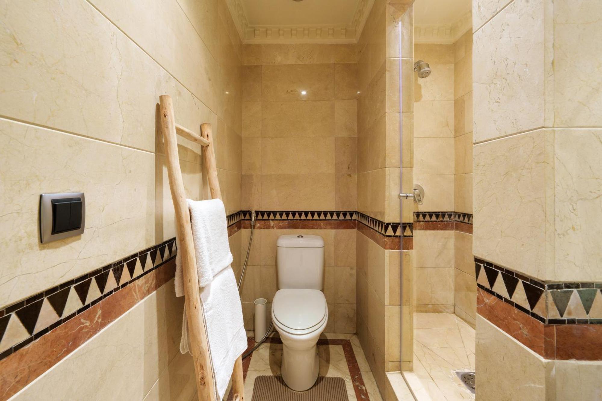 Appartement Chic Gueliz Plaza Avec Vue Marrákes Kültér fotó